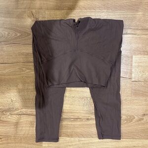 aerie Brown High-Waist Leggings